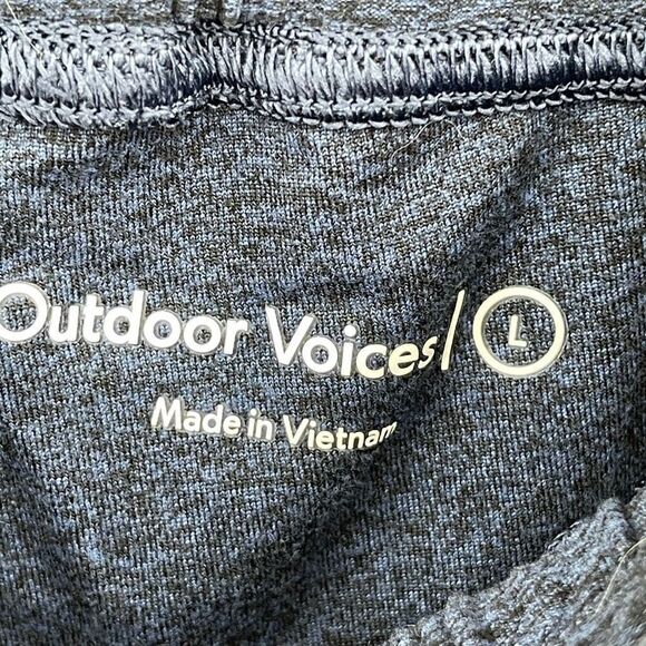 Outdoor Voices Heathered Blue City Sweat Ultra-Soft Jogger Thermo Pants Large - Picture 2 of 6